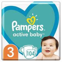Pampers Pampers Active Baby 3 Midi pelenka (6-10 kg) Giant Pack 104 db