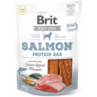 Brit Brit Jerky Salmon Protein Bar, 12x 80g