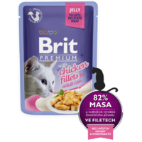 Brit Brit Premium Cat Delicate Fillets in Jelly with Chicken 24 x 85 g