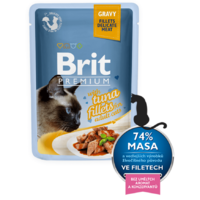 Brit Brit Premium Cat Delicate Fillets in Gravy with Tuna 24 X 85 g
