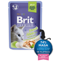 Brit Brit Premium Cat Delicate Fillets in Jelly with Trout 24 x 85 g