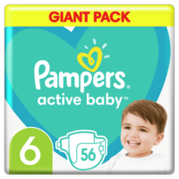 Pampers Pampers Active Baby 6 Extra Large (13-18 kg) pelenka 56 db