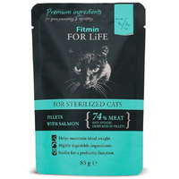 Fitmin Fitmin Cat pouch sterilized salmon 28x85 g