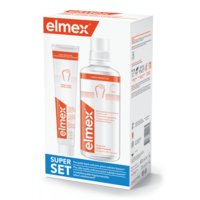 Elmex Elmex Szájvíz 400 ml és fogkrém Caries Protection 75 ml