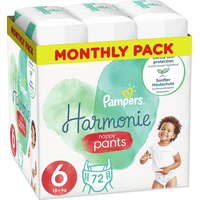 Pampers Pampers Pants Harmonie bugyipelenka, 6-os méret, 72 db, 15kg+ 