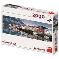 DINO DINO Halászfalu puzzle panoráma, 2000 darabos