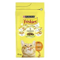 Friskies Friskies Cat csirkehússal és zöldségekkel 4 kg