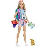 Mattel Mattel Barbie Dreamhouse adventures Kempingező Malibu baba
