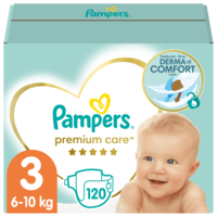 Pampers Pampers Premium Care, 3-as méret, 120 db, 6kg-10kg