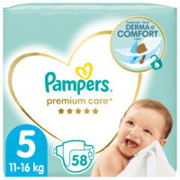 Pampers Pampers Premium Care 5 Junior pelenka (11-16 kg) 58 db
