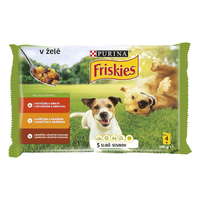 Friskies Friskies Dog Adult Multipack marhahús/csirke/bárány aszpikban 40 x 100 g