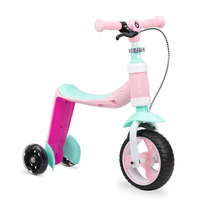 MoMi MoMi ELIOS pedál nélküli gyerekkerékpár és roller 2 az 1-ben, rózsaszín