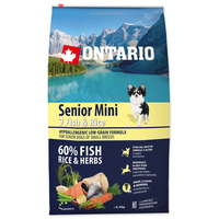 Ontario Ontario Senior Mini 7 Fish & Rice 6,5 kg