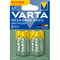 Varta Varta Tölthető elem Recycled 5+1 AA 2100 mAh R2U 56816101476