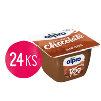 Alpro Alpro Csokoládé ízű szójadesszert 125g, 24 db