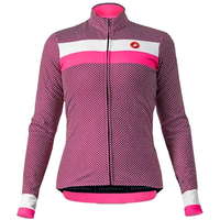Castelli Castelli Női kerékpáros dressz Volare LS Jersey, rózsaszín, M
