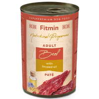 Fitmin Fitmin Nutrition Program dog tin beef with lindseed oil, 12×400 g