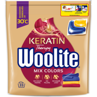 Woolite Woolite gél kapszula sötét és fekete mosáshoz keratinnal, 33 db