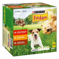 Friskies Friskies Dog adult multipack marha/csirke/bárány lében, 4 x 100 g