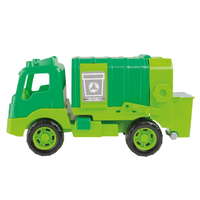 DOLU DOLU Műanyag autó Szemeteskocsi, 43cm, zöld