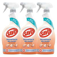 Savo Savo Zsírtalanító fertőtlenítő spray klór nélkül 3 x 700 ml