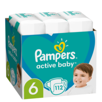 Pampers Pampers Active Baby pelenka, méret: 6 (13-18kg), 112 db