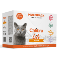 Calibra Calibra Cat Life pouch Adult Multipack 12×85 g