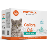 Calibra Calibra Cat Life pouch Sterilised Multipack, 12×85 g