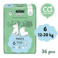 MUUMI BABY MUUMI BABY Walkers 6 Junior Pelenka (12-20 kg) 36 db