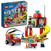 LEGO LEGO City 60375 Tűzoltóállomás és tűzoltóautó