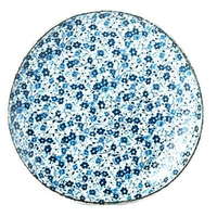 MIJ MIJ Blue Daisy Előétel tányér, 19 cm