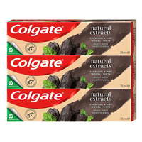 Colgate Colgate Naturals Charcoal & Mint fehérítő fogkrém, tripack, 3x75 ml
