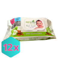 Pufy Fresh nedves törlőkendő apple & cinnamon 120db/csg KARTON - 12x120 db