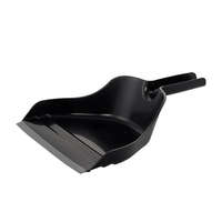 Bonus Kft Bonus Handrix kézi szemeteslapát gumiéllel fekete (20db/karton)