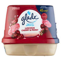 S.C. Johnson Kft. Glade Fürdőszobai Illatosító Zselé 180 g Luscious Cherry and Peony (8db/karton)