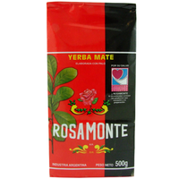 Yerba Mate Mate tea Rosamonte Elaborada con palo, 500g