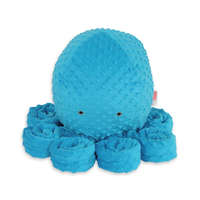 BabyLion Prémium BabyLion Prémium Óriás minky ölelő polip (75 cm) - Türkiz kék