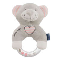 Baby Mix Baby Mix plüss csörgő játék-Rózsaszín medve