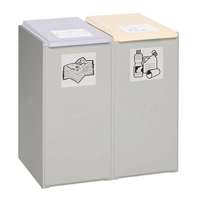 Var Szelektív hulladékgyűjtő konténer VAR, 2 x 40 l