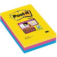 Post-it Öntapadós Post-it® jegyzetek - 101 mm-es méret, 3 darabos készlet, lapok száma a blokkban 45