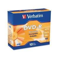 Verbatim Verbatim DVD-R 4,7 GB 16x, AZO, slim box, 10 db