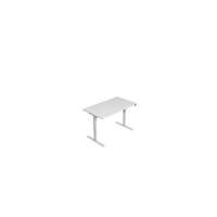No brand No brand TOP O állítható magasságú irodai asztal fehér lábazattal, 140 x 80 x 70,5 - 119,5 cm, fehér mintázattal