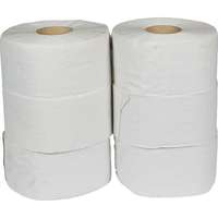 No brand No brand Jumbo WC-papír 2 rétegű, 19 cm, 105 m, 75% fehér, 6 tekercs