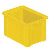 Manutan Manutan Expert Színes műanyag PS szállítóláda (3,6 l), sárga