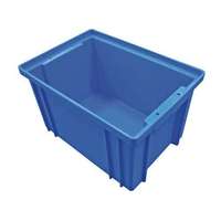 Manutan Manutan Expert Színes műanyag PS szállítóláda (3,6 l), kék