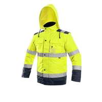 Manutan Manutan Expert LUTON kabát, figyelmeztetés, sárga-kék, méret. 2XL