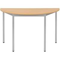 Manutan Expert Többfunkciós asztal Manutan Expert, 74 x 120 x 60 cm, félkör