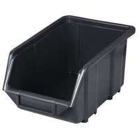 Manutan Manutan Expert Ecobox medium műanyag doboz 12,5 x 15,5 x 24 cm, fekete