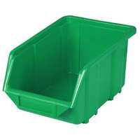 Manutan Manutan Expert Ecobox medium műanyag doboz 12,5 x 15,5 x 24 cm, zöld