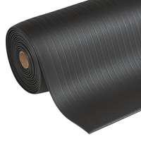Manutan Expert Manutan Expert álláskönnyítő ipari szőnyeg bordázott felülettel, szélesség: 60 cm, folyóméterben, fekete
